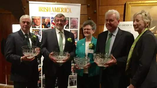 White Inducted Into Irish America Hall of Fame