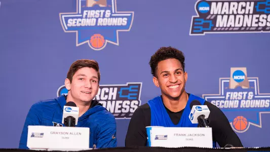 Duke Speaks to the Media Ahead of Second Round Game