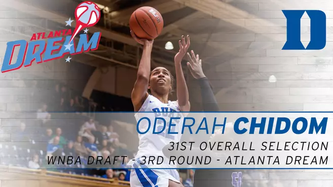 Senior Oderah Chidom Selected in WNBA Draft