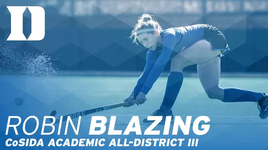 Blazing Receives CoSIDA Academic All-District Honors