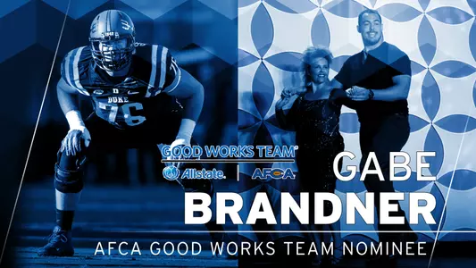 Brandner Nominated for AFCA Good Works Team