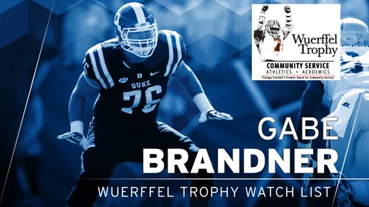 Brandner Named to Wuerffel Trophy Watch List