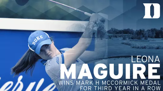 Maguire Wins McCormack Medal for 3rd Straight Year