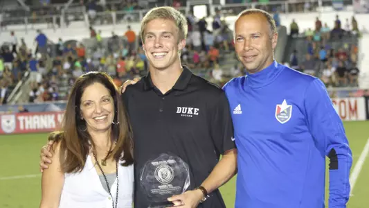 Brinkman Honored by North Carolina FC