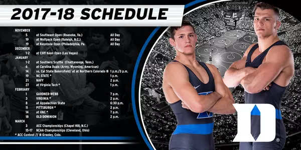 Duke Announces 2017-18 Wrestling Schedule