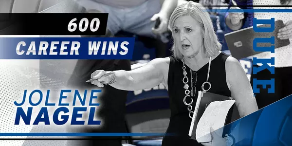Nagel Wins 600th Career Match, Duke Sweeps TCU