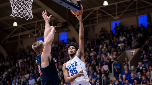 No. 2 Virginia Beats No. 4 Duke, 65-63