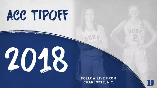 Blue Devils to Attend ACC Tipoff Tuesday