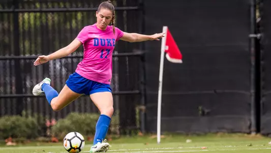 No. 10 Duke Hosts Louisville in Kick For Cure Game
