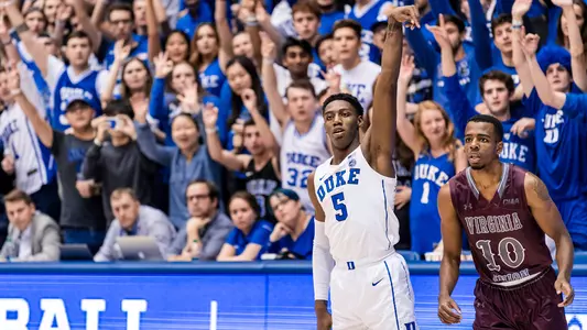 Duke Cruises Past Virginia Union 106-64