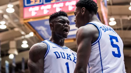 Williamson, Barrett Lead No. 3 Duke Past Indiana