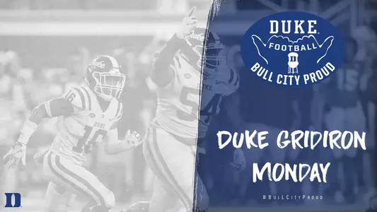 Duke Gridiron Monday: Nov. 5, 2018