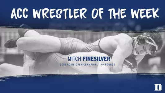 Mitch Finesilver Named ACC Co-Wrestler of the Week