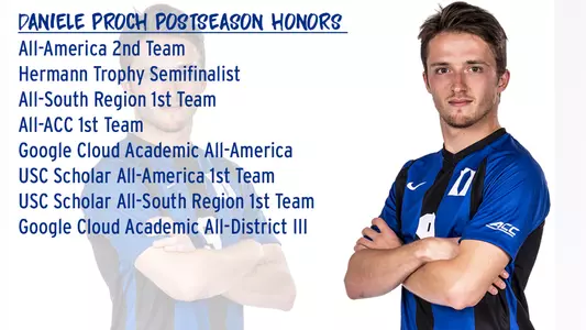 Proch Named to Scholar All-America 1st Team