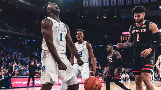 Williamson Helps No. 2 Duke Top Unbeaten Texas Tech