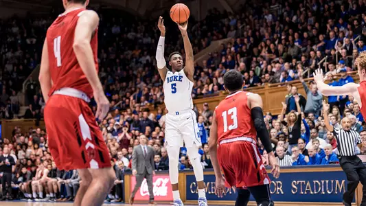 Barrett Leads No. 3 Duke Past Hartford, 84-54