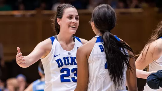 Splash Sisters Lead Duke Past UNC on Senior Day