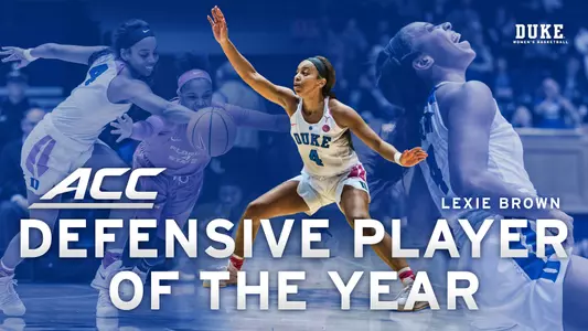 Brown Tabbed ACC Defensive Player of the Year