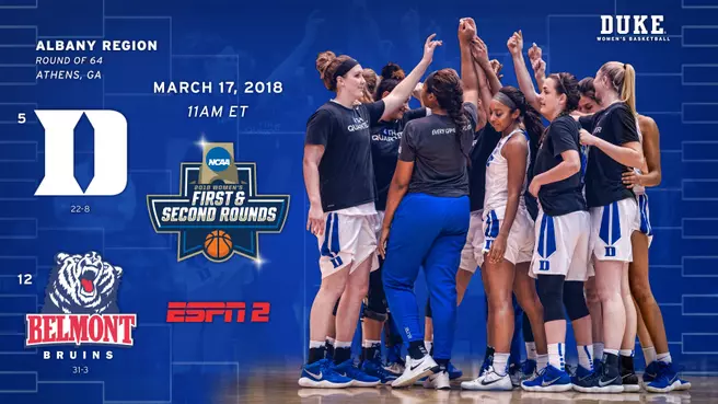 DWB Game Notes: Belmont, March 17, 11 am, ESPN2