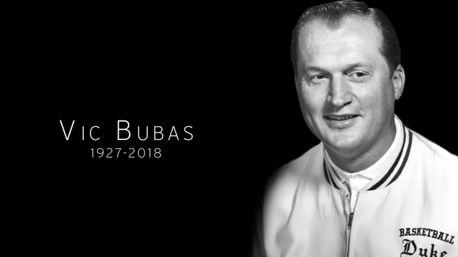 Duke Mourns Passing of Vic Bubas