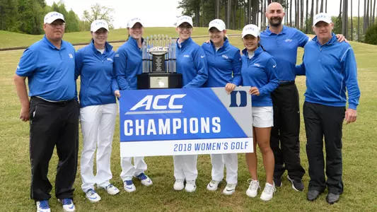 Blue Devils Sweep ACC Women's Golf Titles