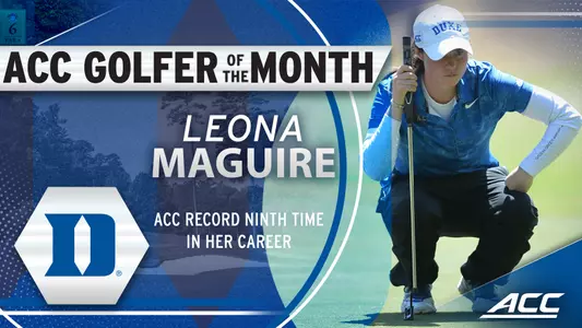 Maguire Selected ACC Golfer of the Month for April