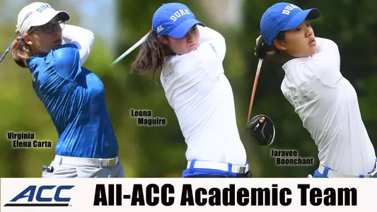 Trio of Blue Devils Named to All-ACC Academic Team