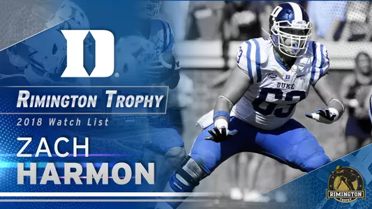 Harmon Named to Rimington Award Watch List
