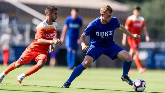No. 10 Duke Battles No. 11 Clemson to Scoreless Draw