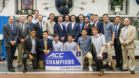 Duke Men Receive 2018 ACC Championship Rings
