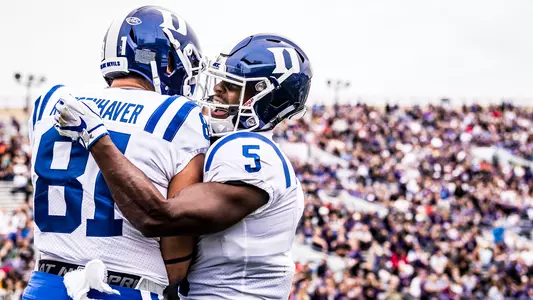 Jones Throws for 3 TDs, Duke Beats Northwestern 21-7