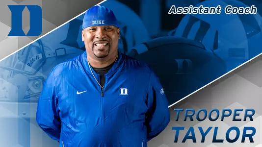 Duke Adds Trooper Taylor to Football Staff