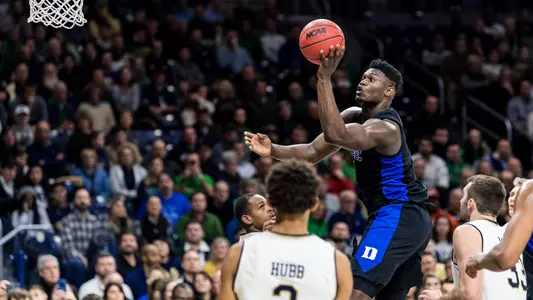 Williamson Powers Duke Past Notre Dame, 83-61
