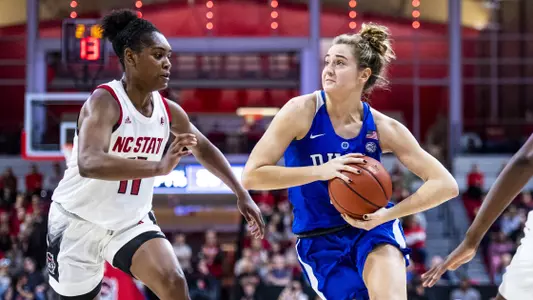 Blue Devils Fall at No. 9 NC State in ACC Opener, 63-51