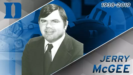 Former Duke Letterman, Coach Jerry McGee Passes Away
