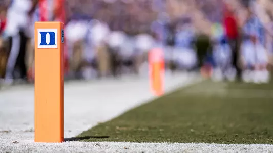 Duke's pylon for its football game with Georgia Tech