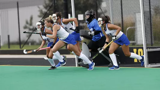 Duke defending a corner at Iowa