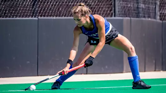 Lily Posternak inserting a penalty corner