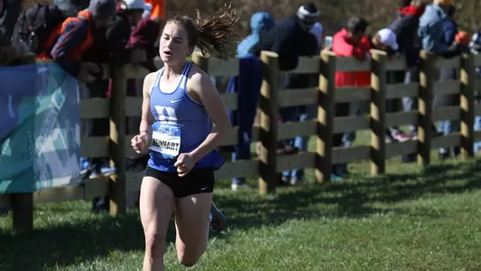 Michaela Reinhart running at the 2019 ACC Championships