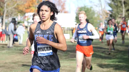 Sam Rivera running in the ACC Championship