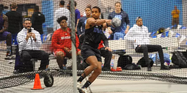 Battle Rewrites School Record in Weight Throw