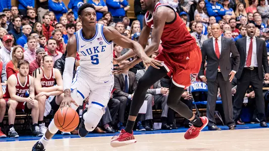 Barrett has Triple-Double, No. 2 Duke Beats NC State