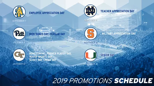 Duke Football Promotional Games Set