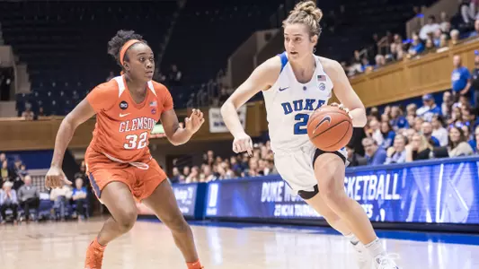 Big Second Half Pushes Duke Past Clemson, 63-59