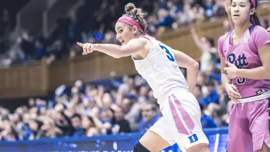 Goodchild, Gorecki Power Blue Devils Past Panthers, 74-55