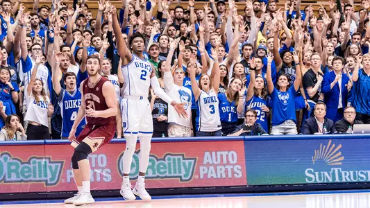 Reddish Scores 24, No. 2 Duke Beats BC 80-55