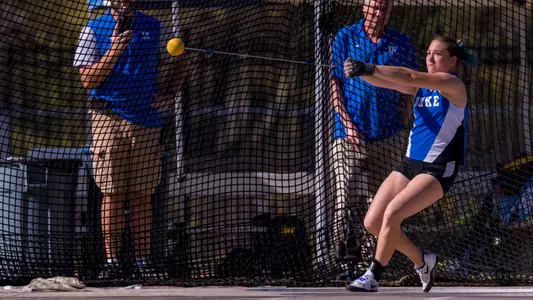 Vukajlovic Posts School Record in Hammer Throw