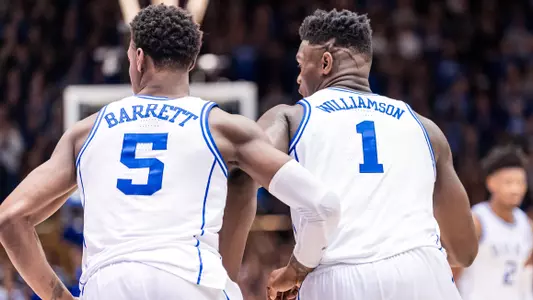 Williamson, Barrett Named USBWA First Team All-America
