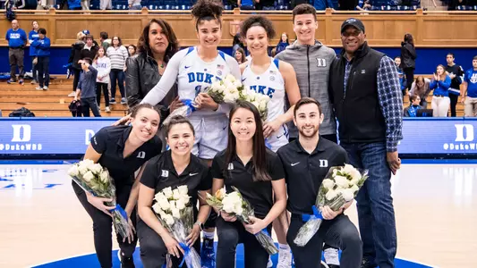 Four Senior Blue Devil Managers Bid Farewell