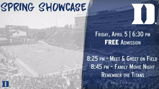 Blue Devils to Host Spring Showcase on April 5